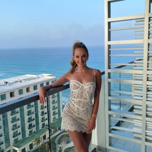 FOR LOVE & LEMONS TATI LACE CORSET DRESS ๐ค - Picture 8 of 13